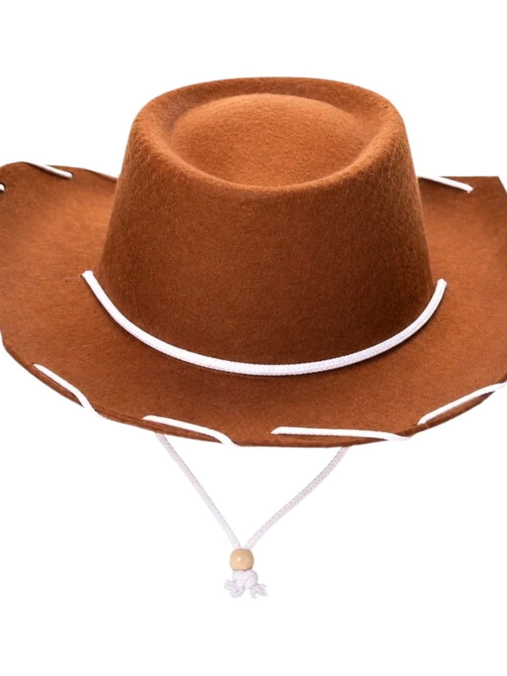 Kids Brown Cowboy Hat with Chin Cord